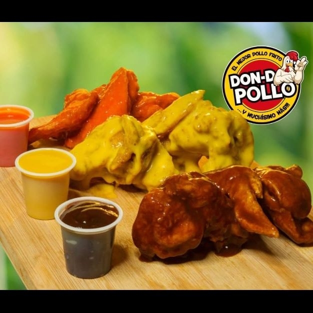 10 Alitas con Salsa Mostaza Miel