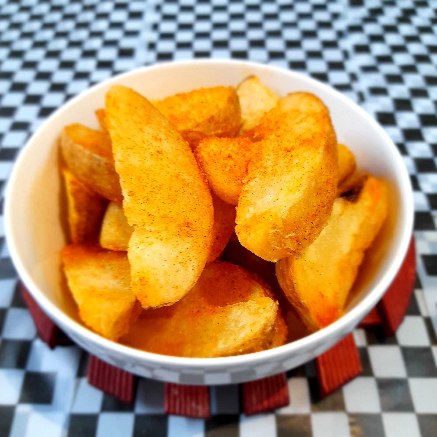 Papas en Casco
