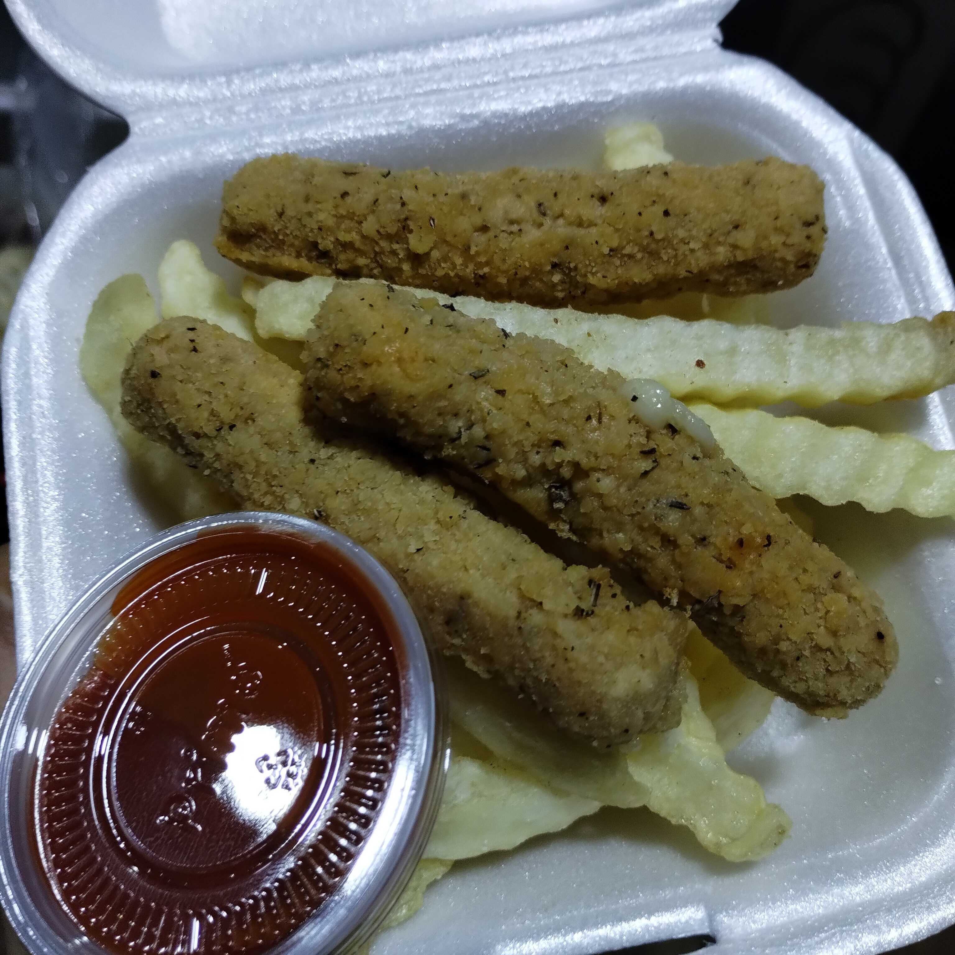 Dedos de Queso con papas