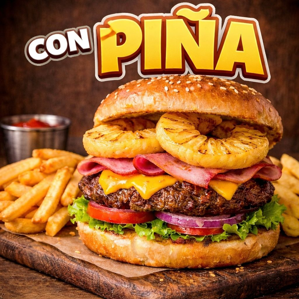 Hamburguesa Hawaiana