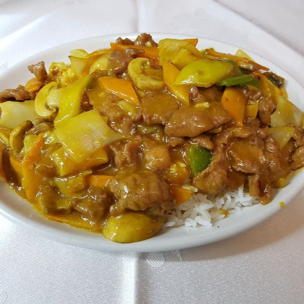 Pollo en Salsa Curry