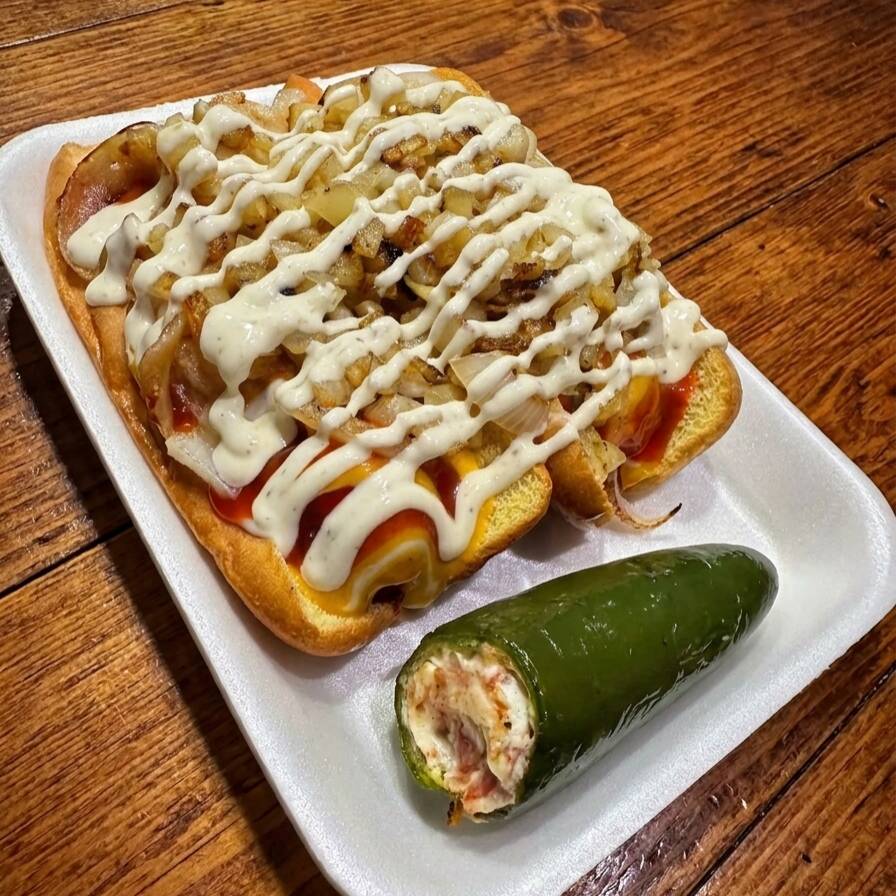 2 Hot Dogs Norteño Crema de Ajo