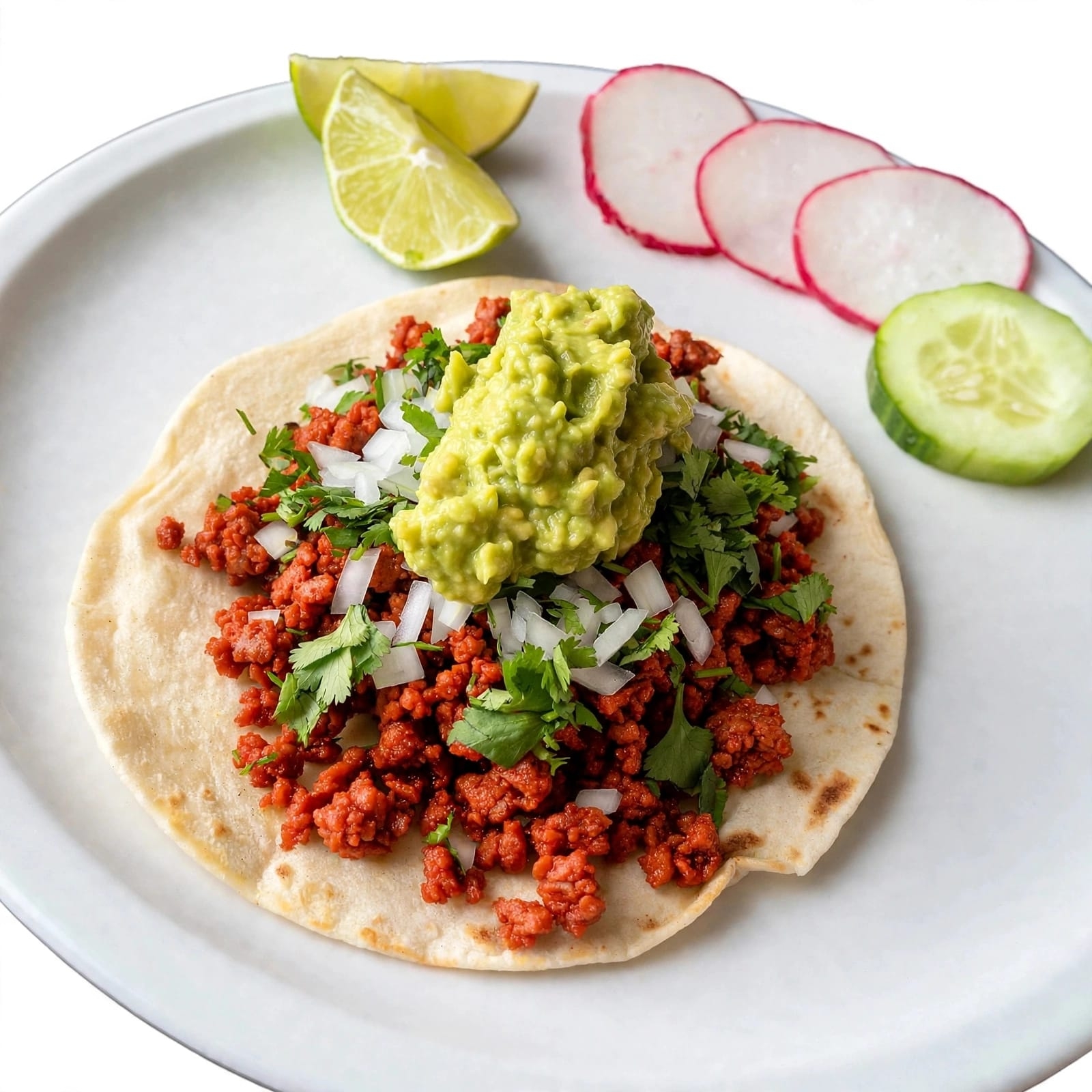 Taco Longaniza de Harina