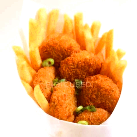 Papas a la Francesa con Nuggets