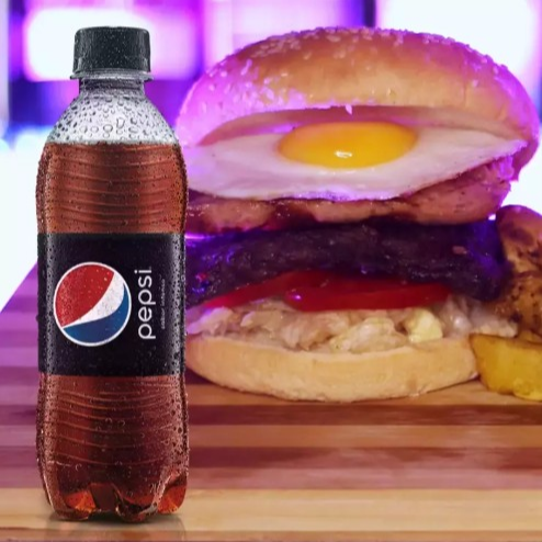 Hamburguesa y Gaseosa