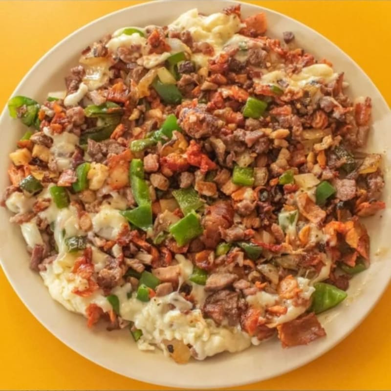 Chuleta y Chorizo Juntos en Alambre
