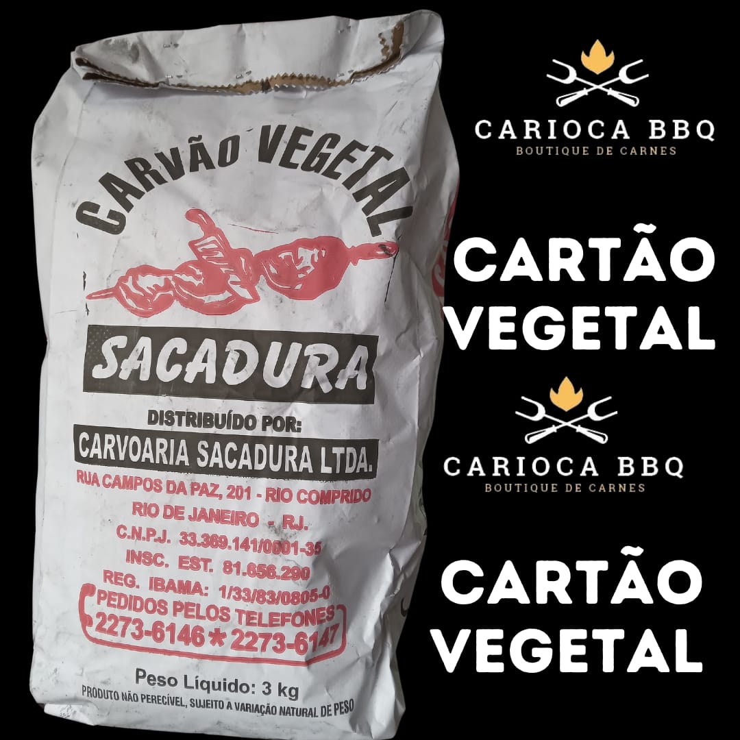 Carvão sacadura 3kg