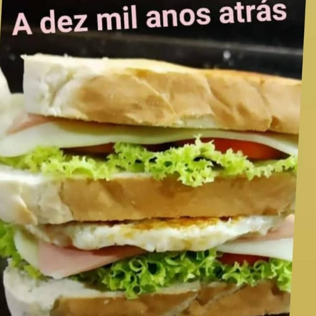 3 PÃO CAIXA, 2 MUSSARELA, 2 PRESUNTO, OVO, SALADA E CREME ESPECIAL