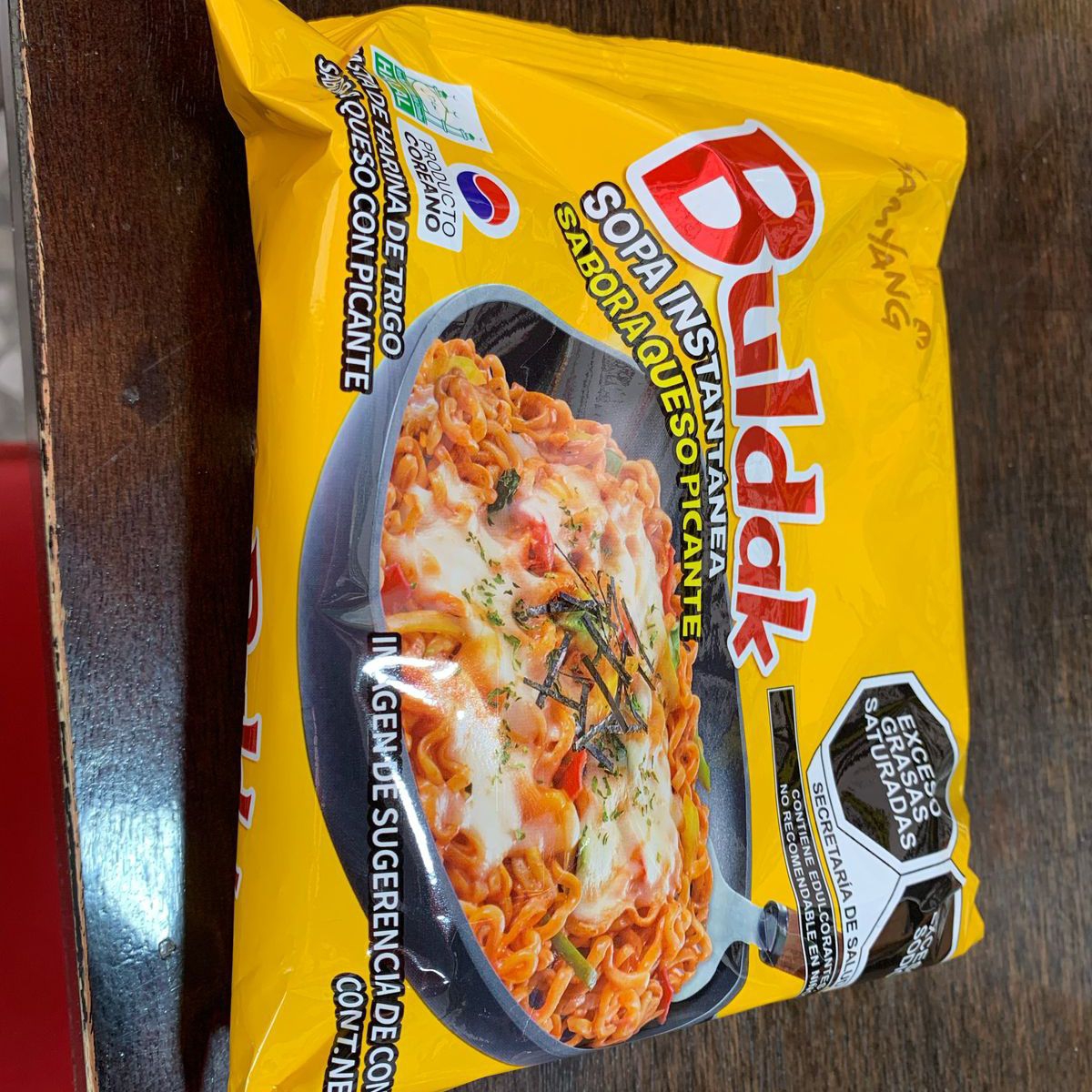 Ramen Instantáneo Coreano de Bolsa