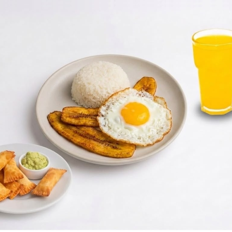 PROMO: ARROZ A LA CUBANA + TEQUEÑOS + BEBIDA