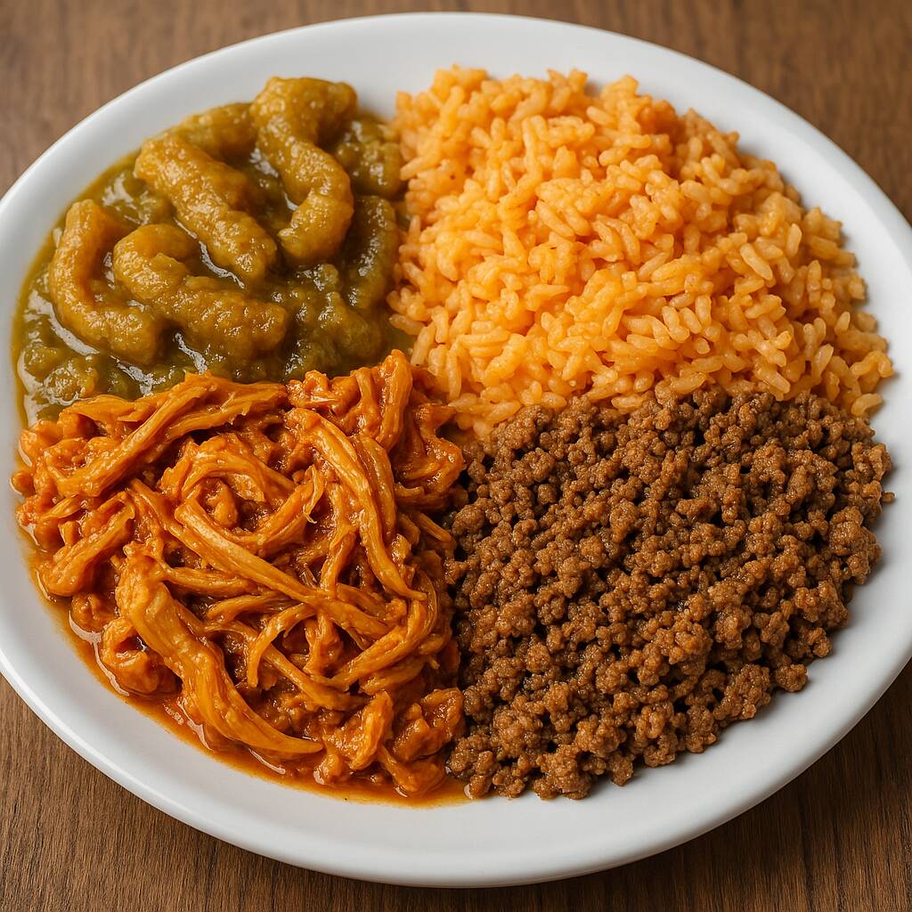 PLATO 4 GUISADOS + AGUA