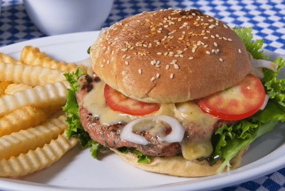 HAMBURGUESA DE RES AL CARBON 170GR