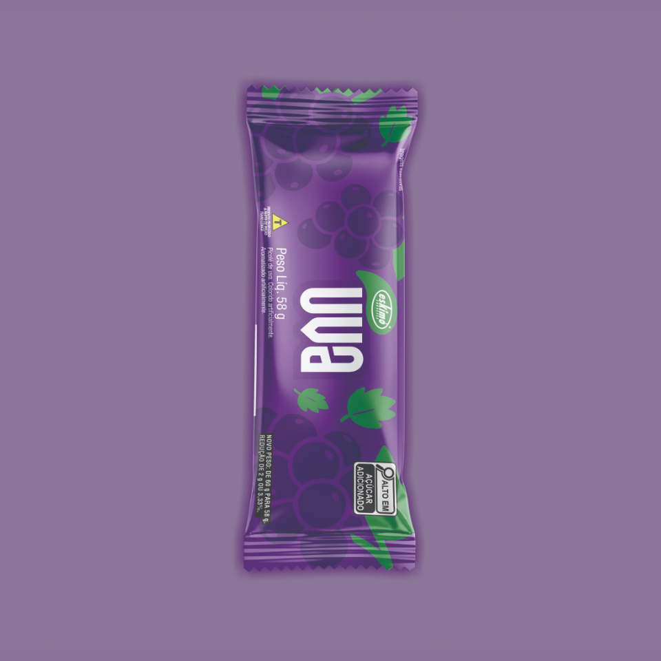 Picolé de fruta Uva