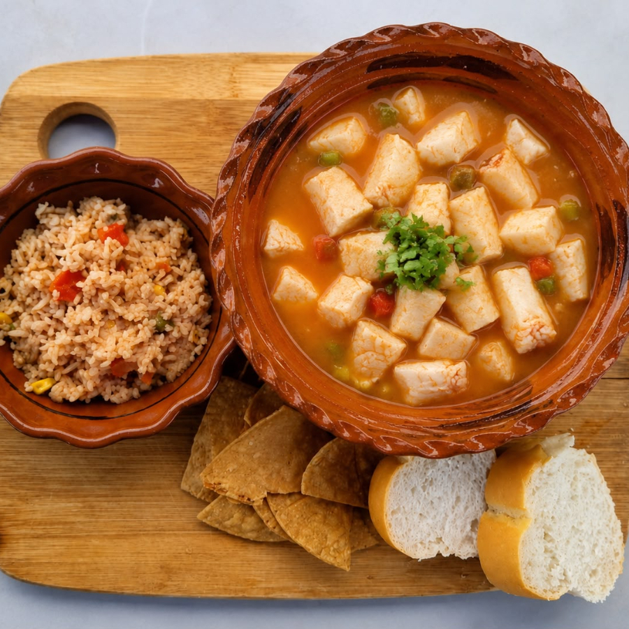CALDO DE TILAPIA (½ L)