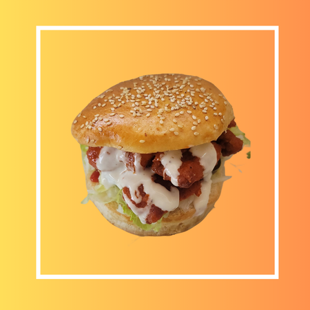 Hamburguesa Pollo Bufalo Ranch