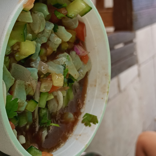 Ceviche de camarón