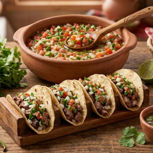 Combo 5 tacos de arrachera