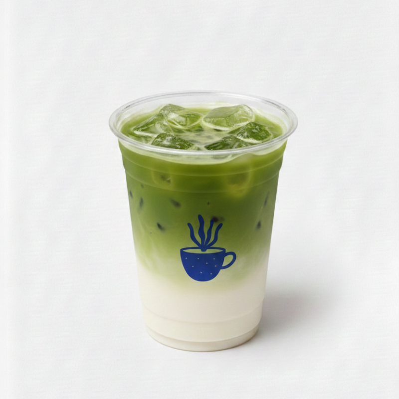 Matcha Latte Frío 16 oz