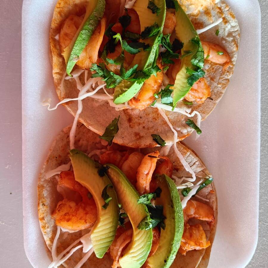 Taco Blando De Camaron