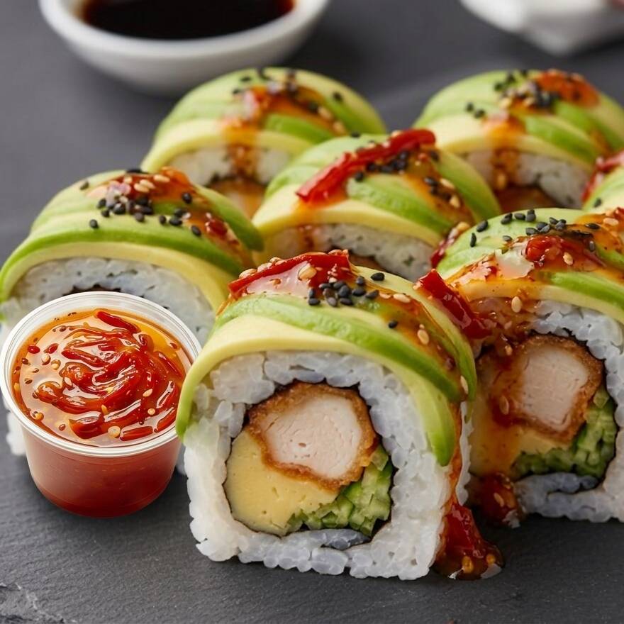 ROLL INFIERNO+SALSA ESPECIAL