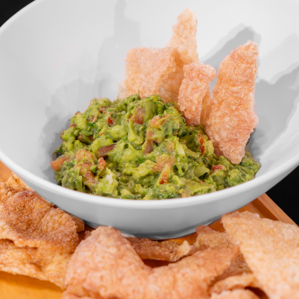 Guacamole Preparado con Chicharrón Seco