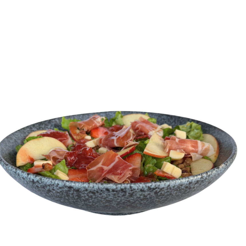 Ensalada de Frutos Rojos con Jamón Serrano