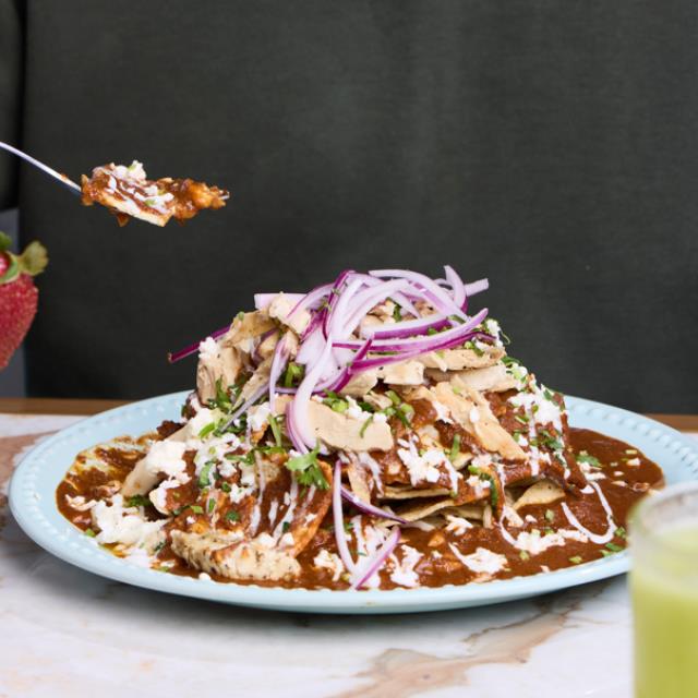 BROWN CHILAQUILES