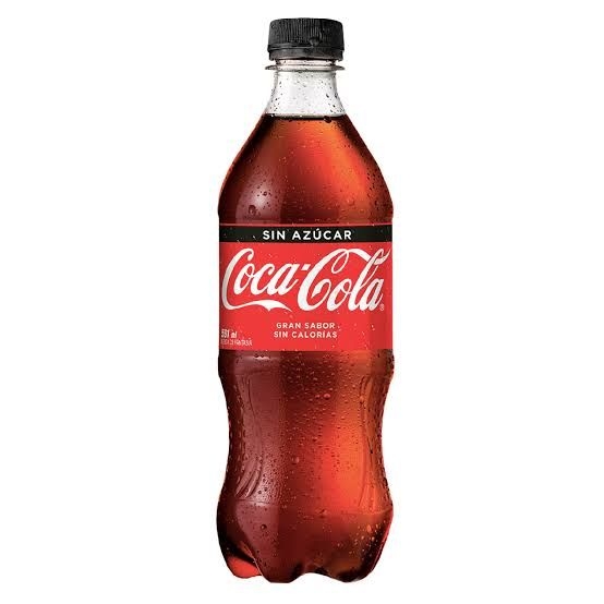 Coca cola sin azúcar 590ml