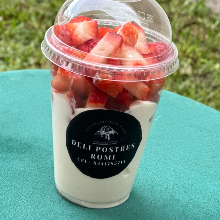 Fresas con Crema