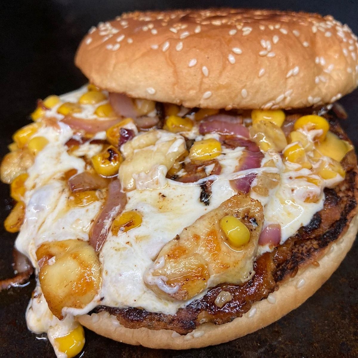 Hamburguesa BBQ Chiken