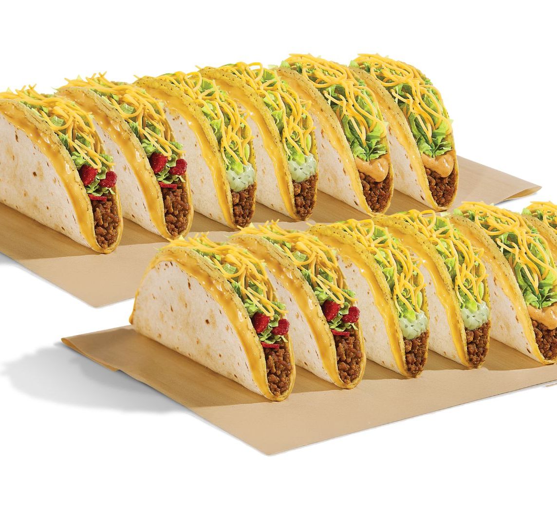 12 Pack Cheesy Double Tacos