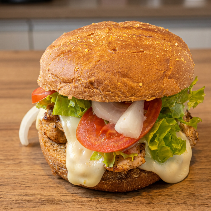 2 carnes ovo calabresa bacon salada pao e molho especial