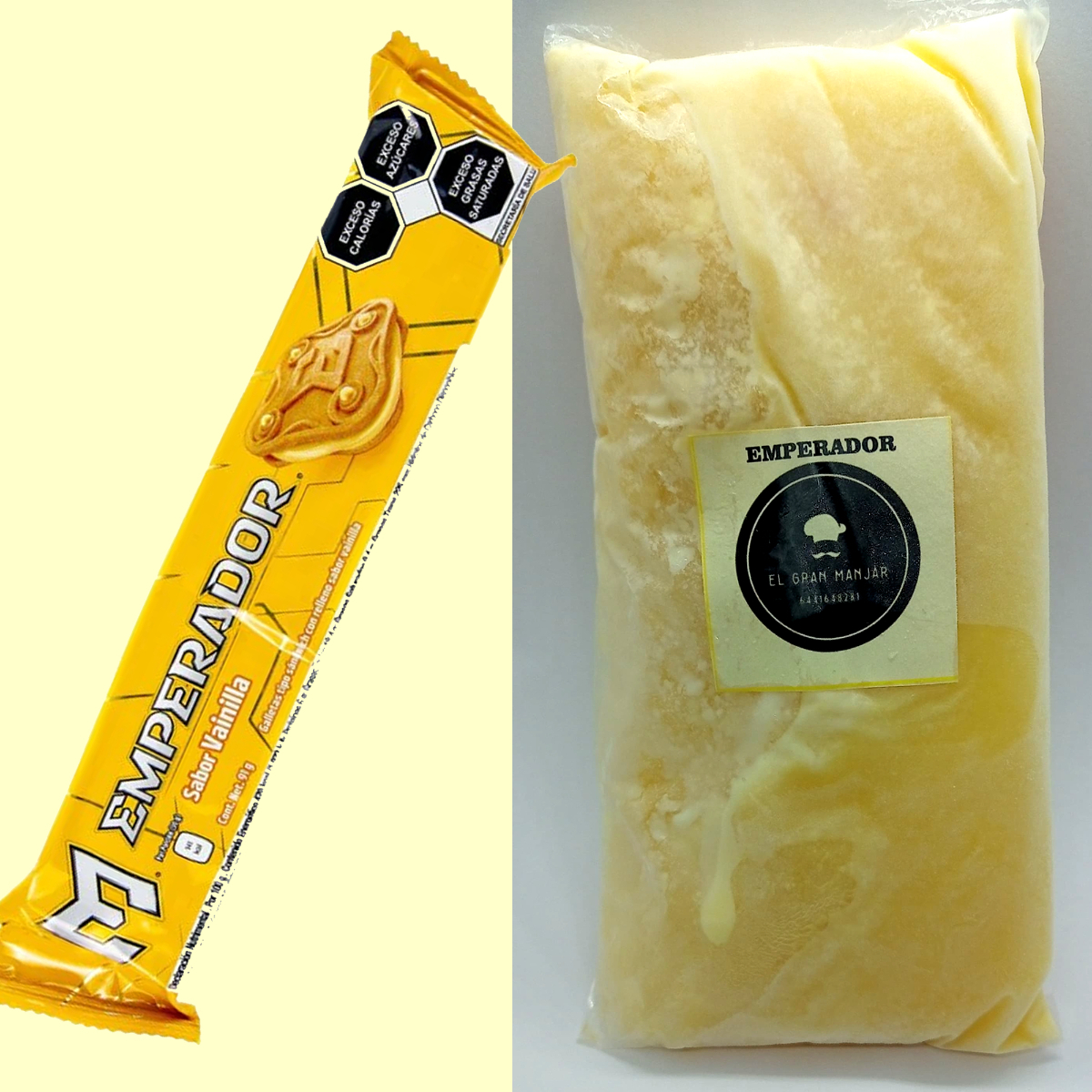 HELADOS / HIELITOS GOURMET DE EMPERADOR VAINILLA