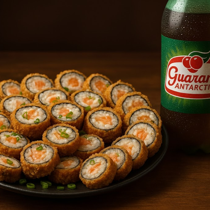 30 deliciosos hots crocantes + 1 Litro de refrigerante