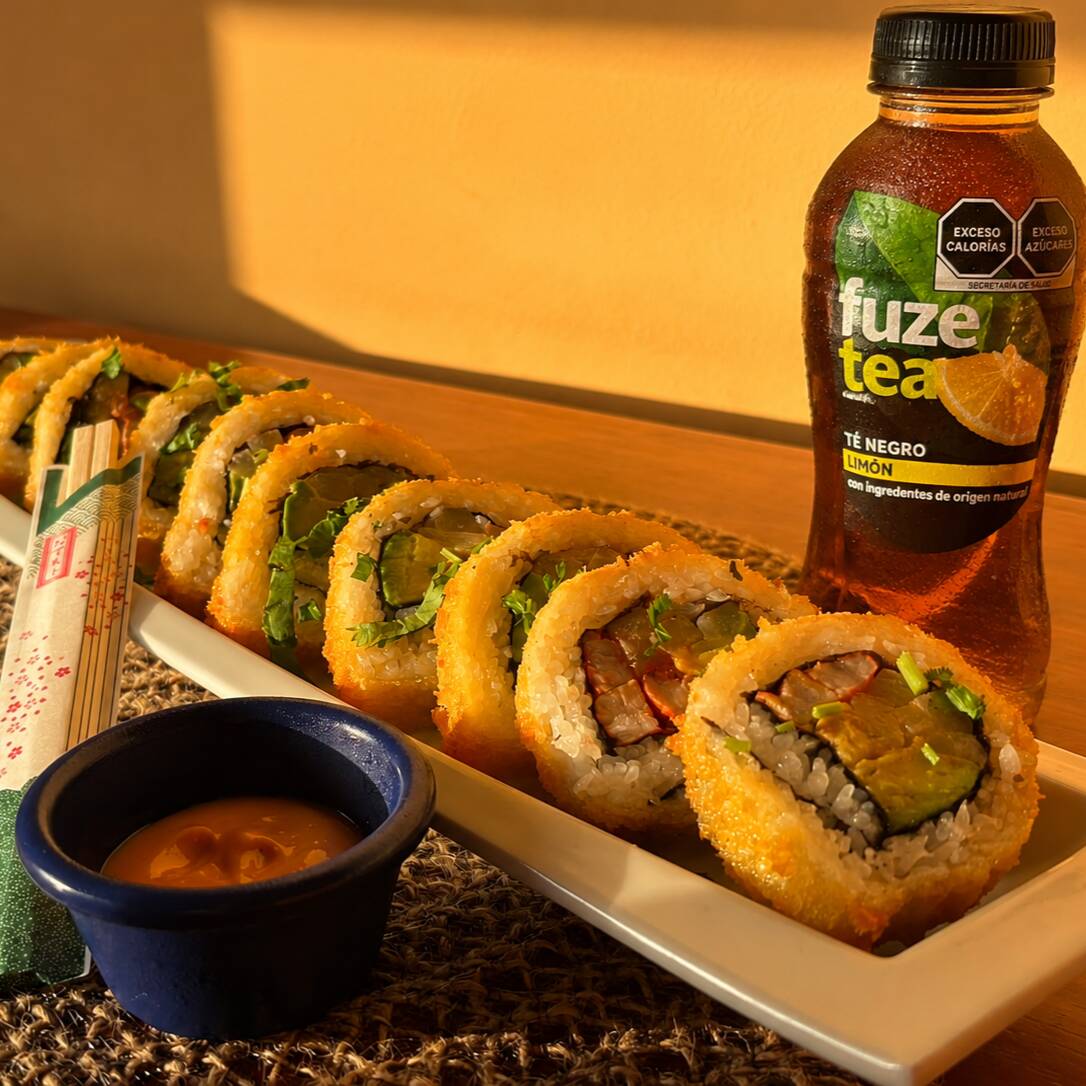 Sushi+Fuze tea
