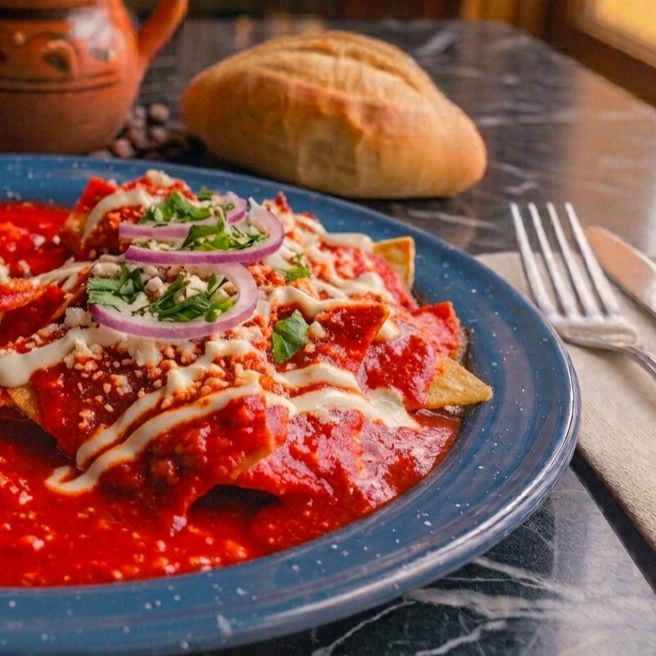 Chilaquiles Rojos