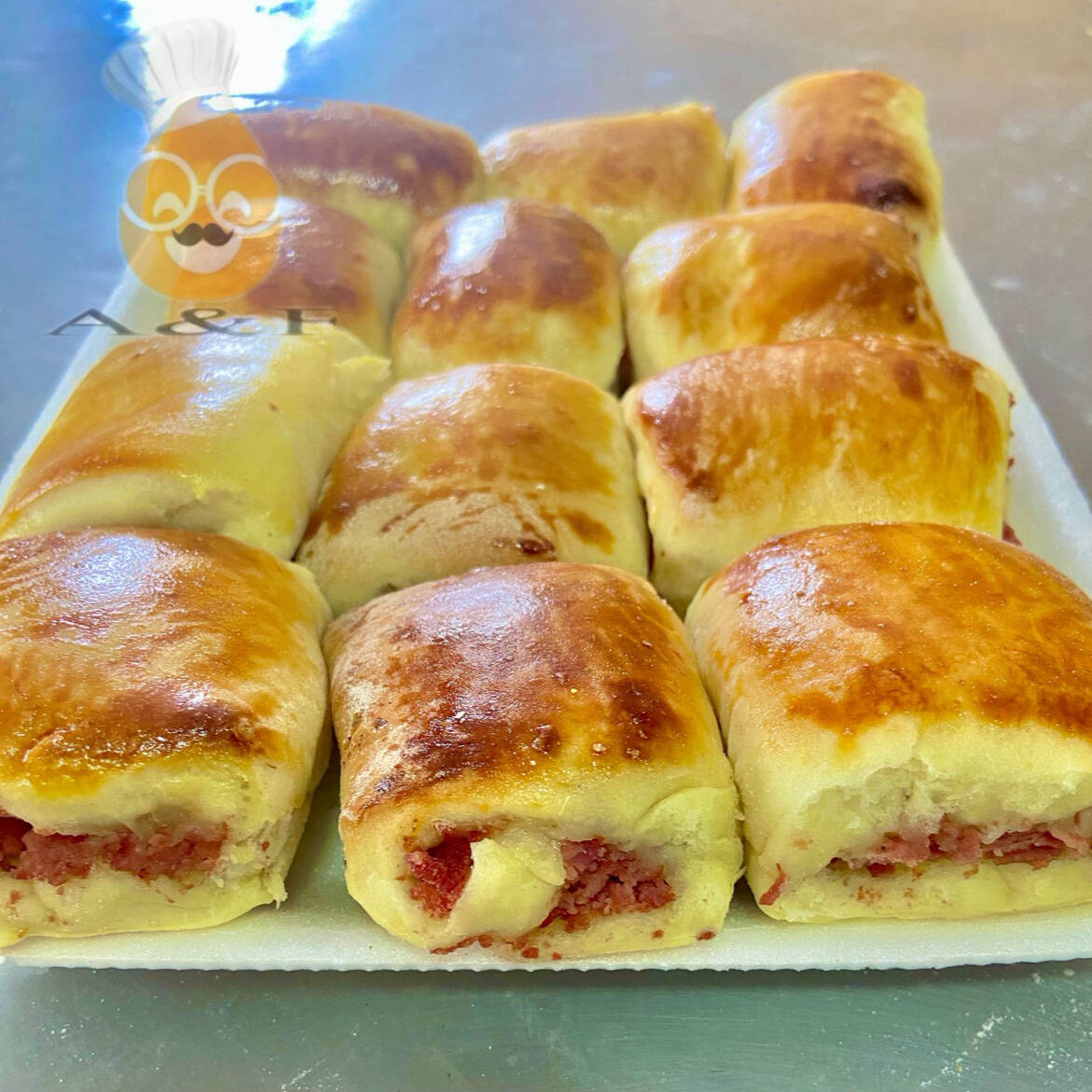 Mini Joelho queijo com presunto