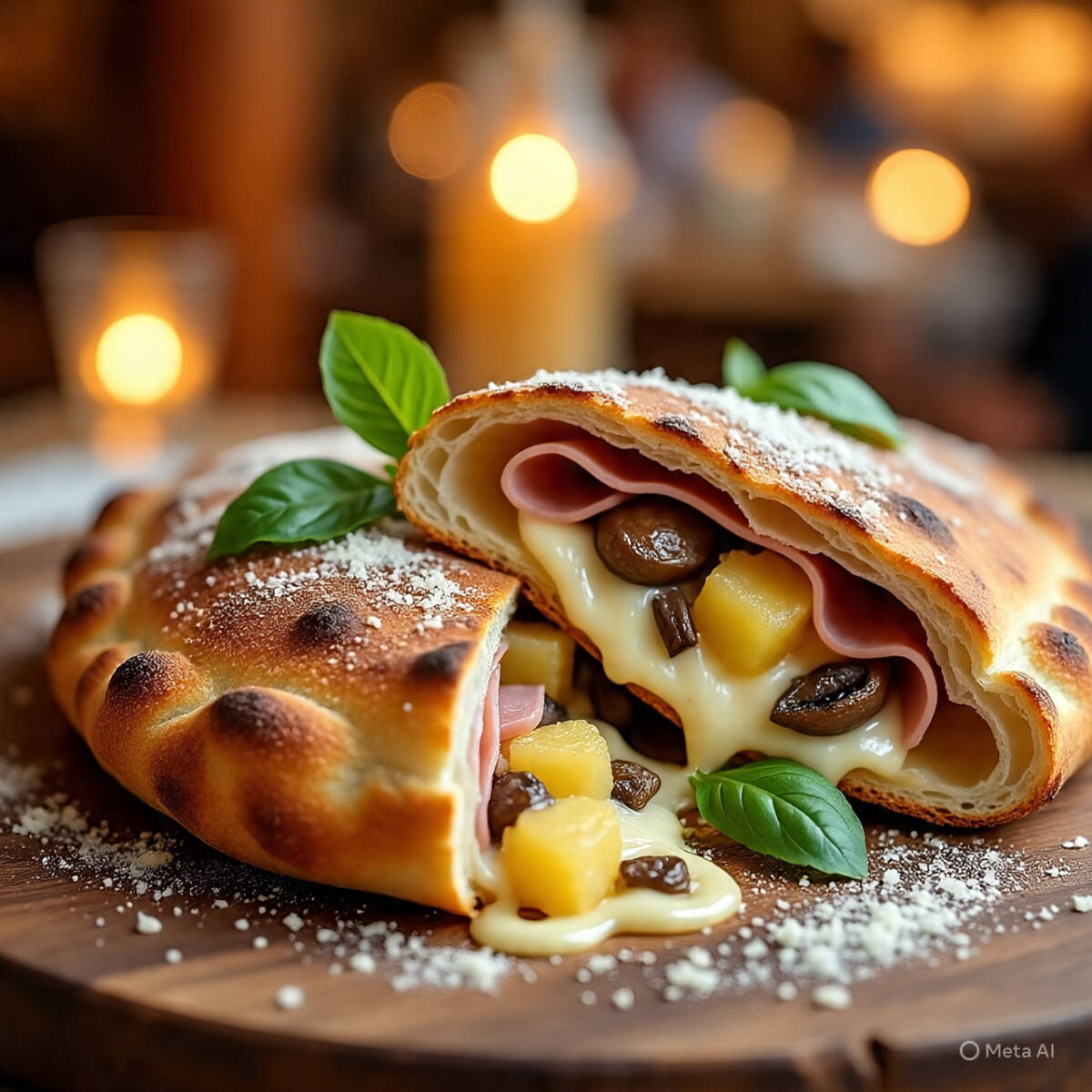 Calzone Fungi Hawaiano