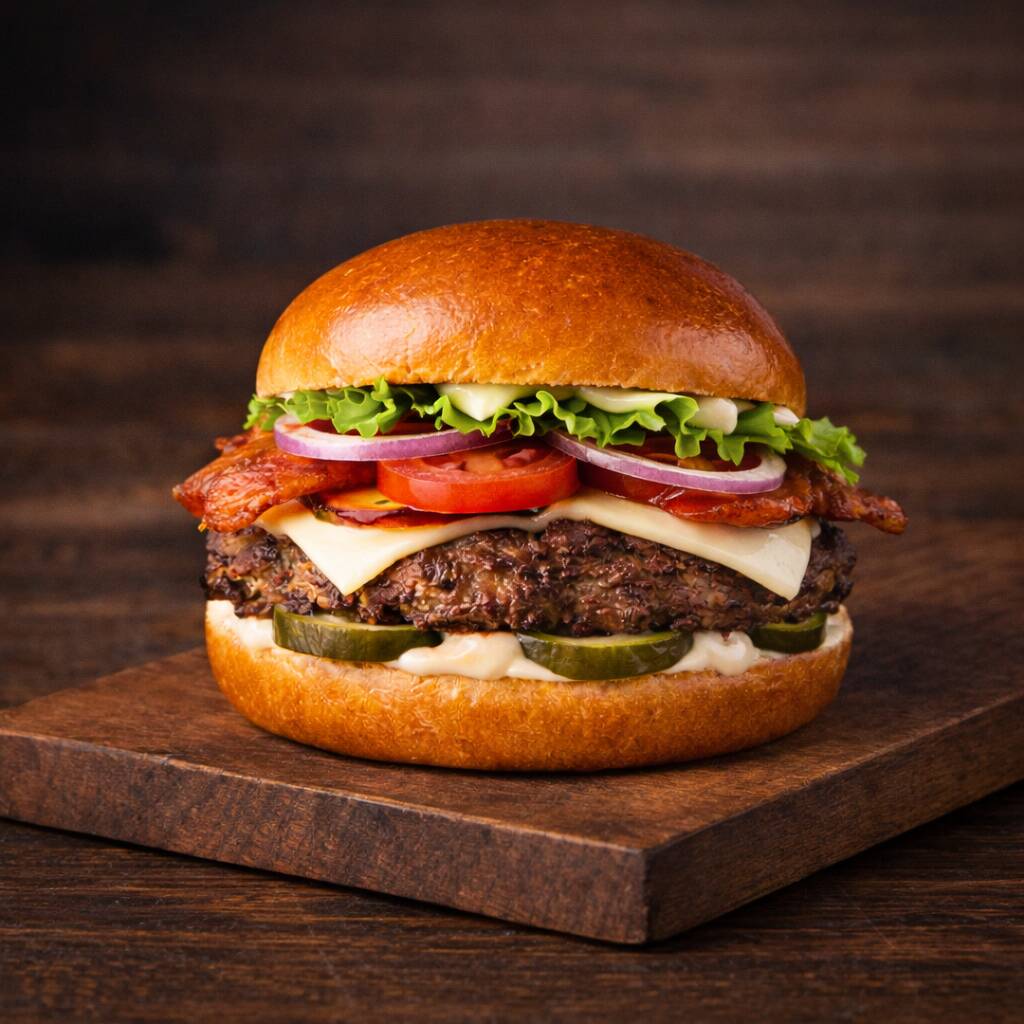 Hamburguesa Sencilla %100 Sirloin