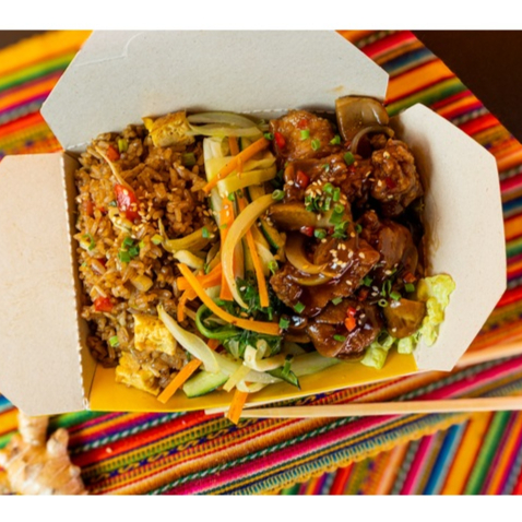 Bowl Pollo al Jengibre