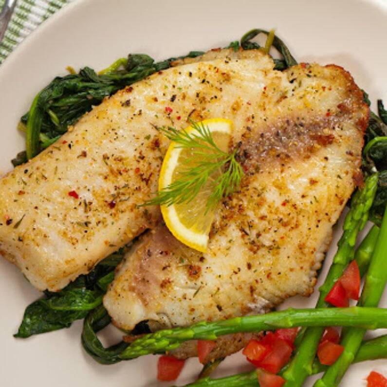 Filete de Pescado al Ajo