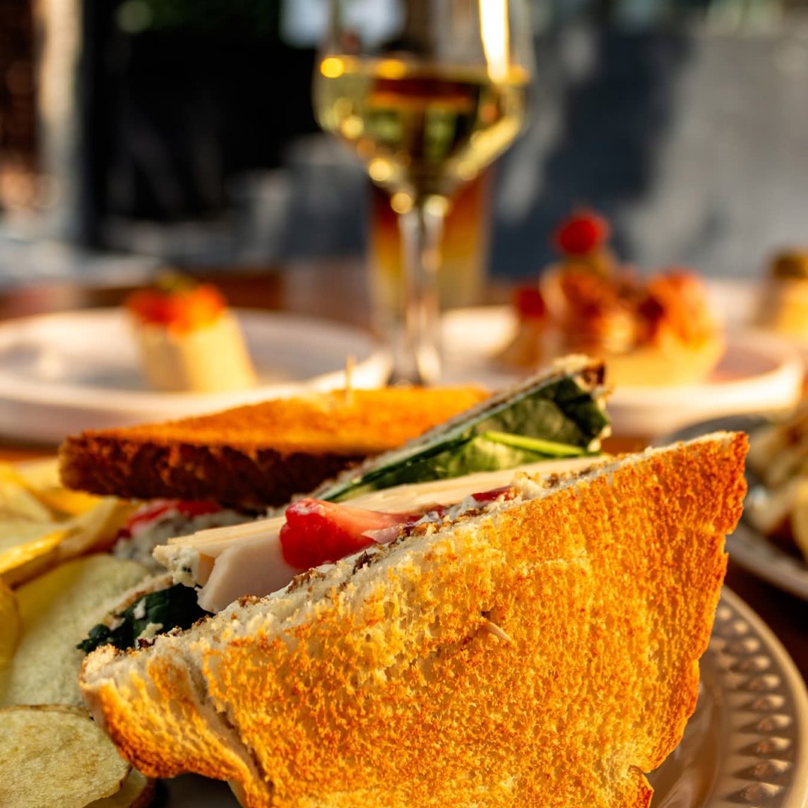 Emparedado de Queso de Cabra