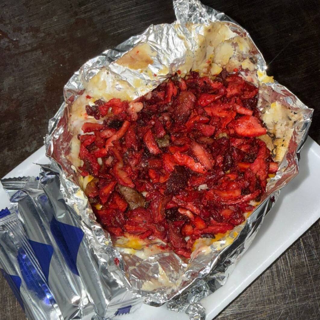 Papa Asada con Trompo