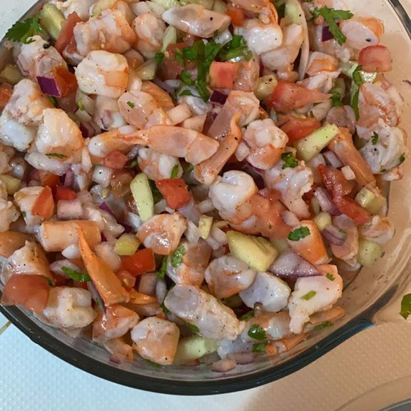 Medio Litro de Ceviche de Camarón