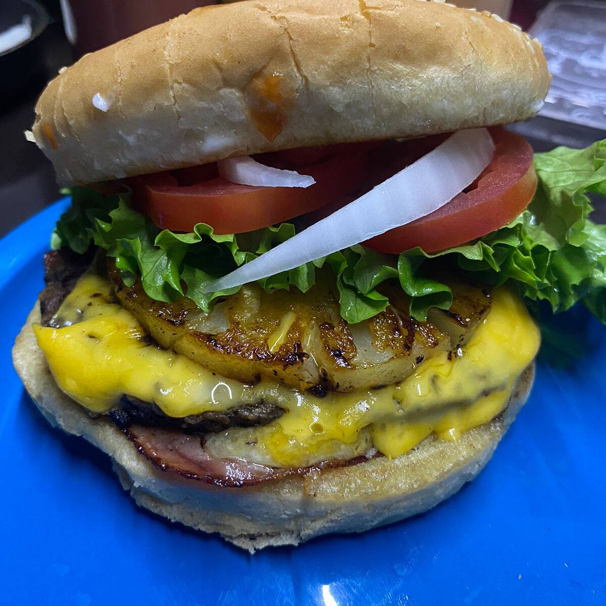 Combo-Hamb Hawaiiana