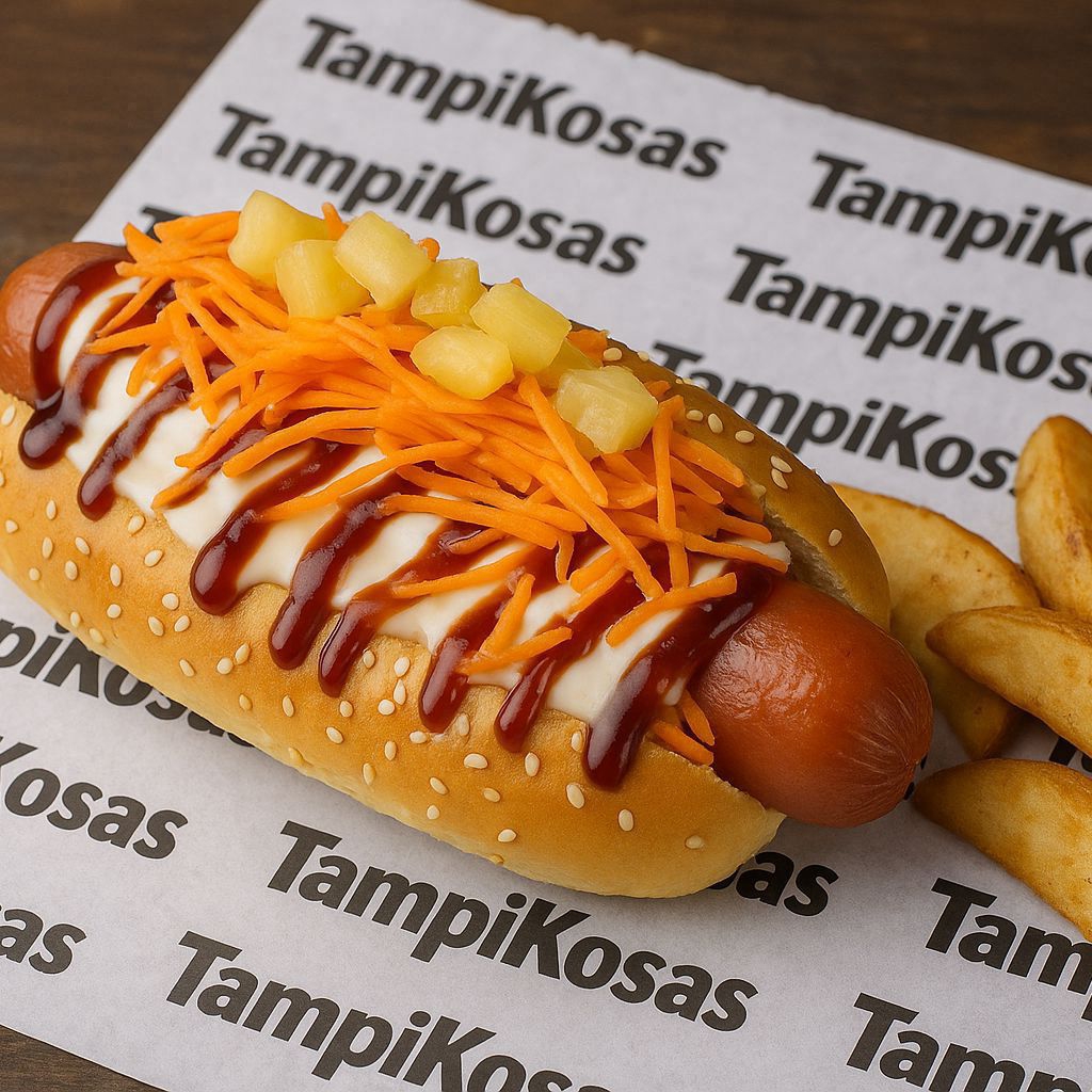 Hotdog Hawaiano Con Papas Gajo