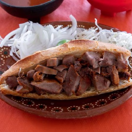 Torta Ahogada de Lengua