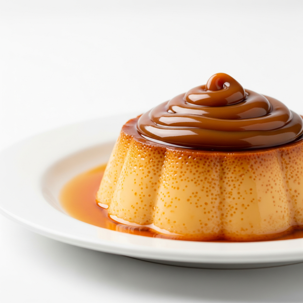 Flan con Cajeta