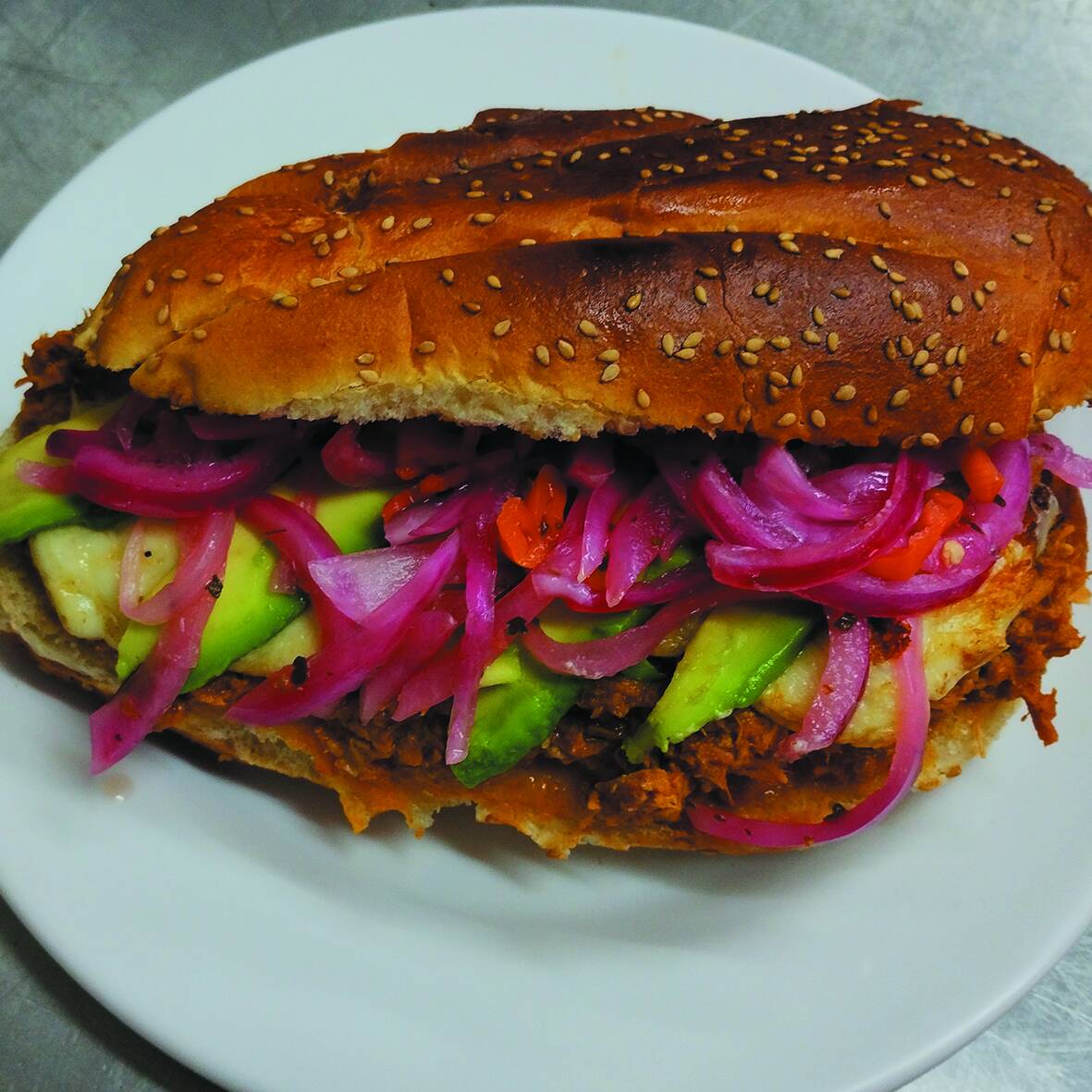 Torta de Cochinita Pibil