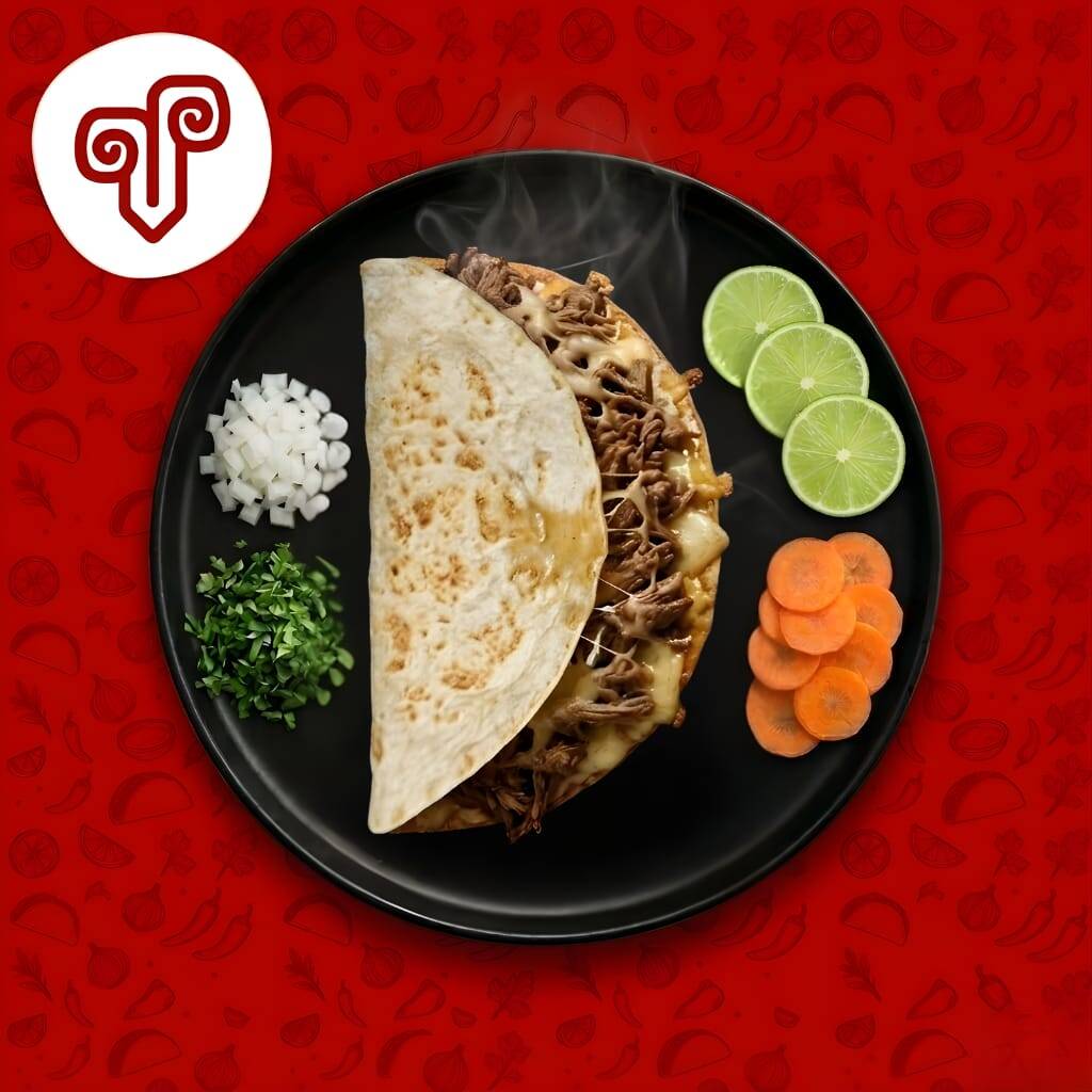 Quesadilla Suave de Barbacoa